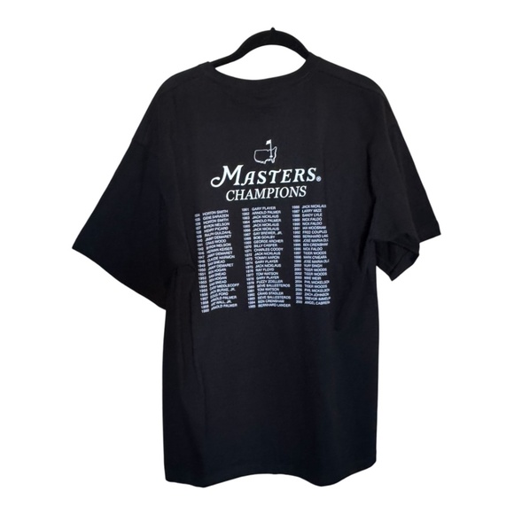 2010 Masters Golf Black T-Shirt Sz Large NWT - Picture 2 of 4